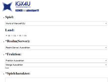 Tablet Screenshot of igx4u.com